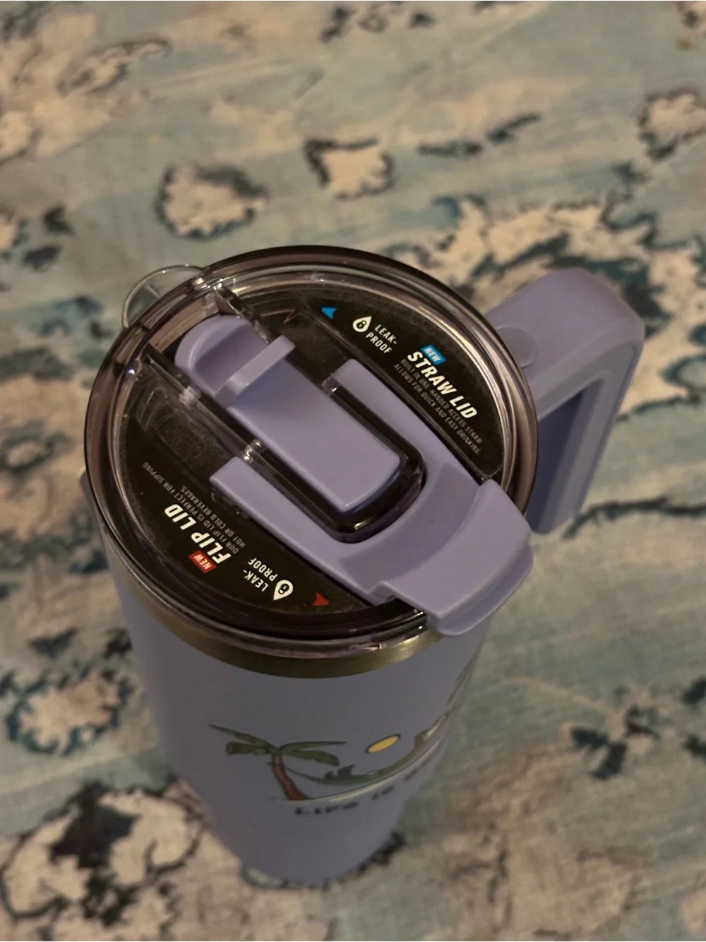 NWT Life is Good insulated 32 oz tumbler travel cup for hot or iced drinks